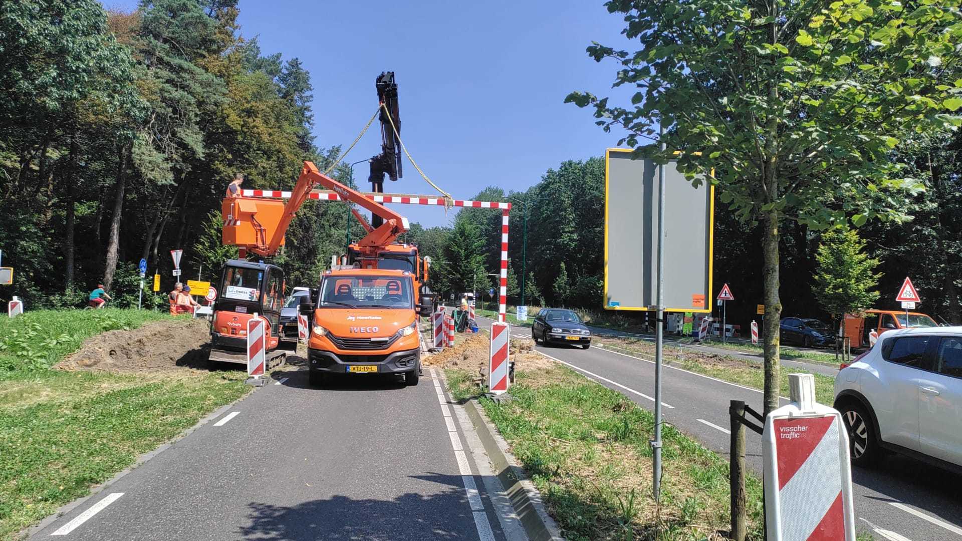 Plaatsing hoogteportaal