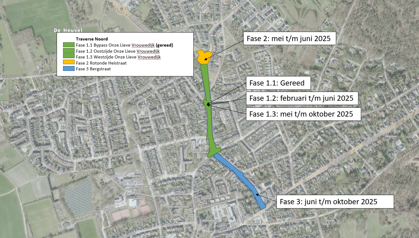 Planning Traverse Noord