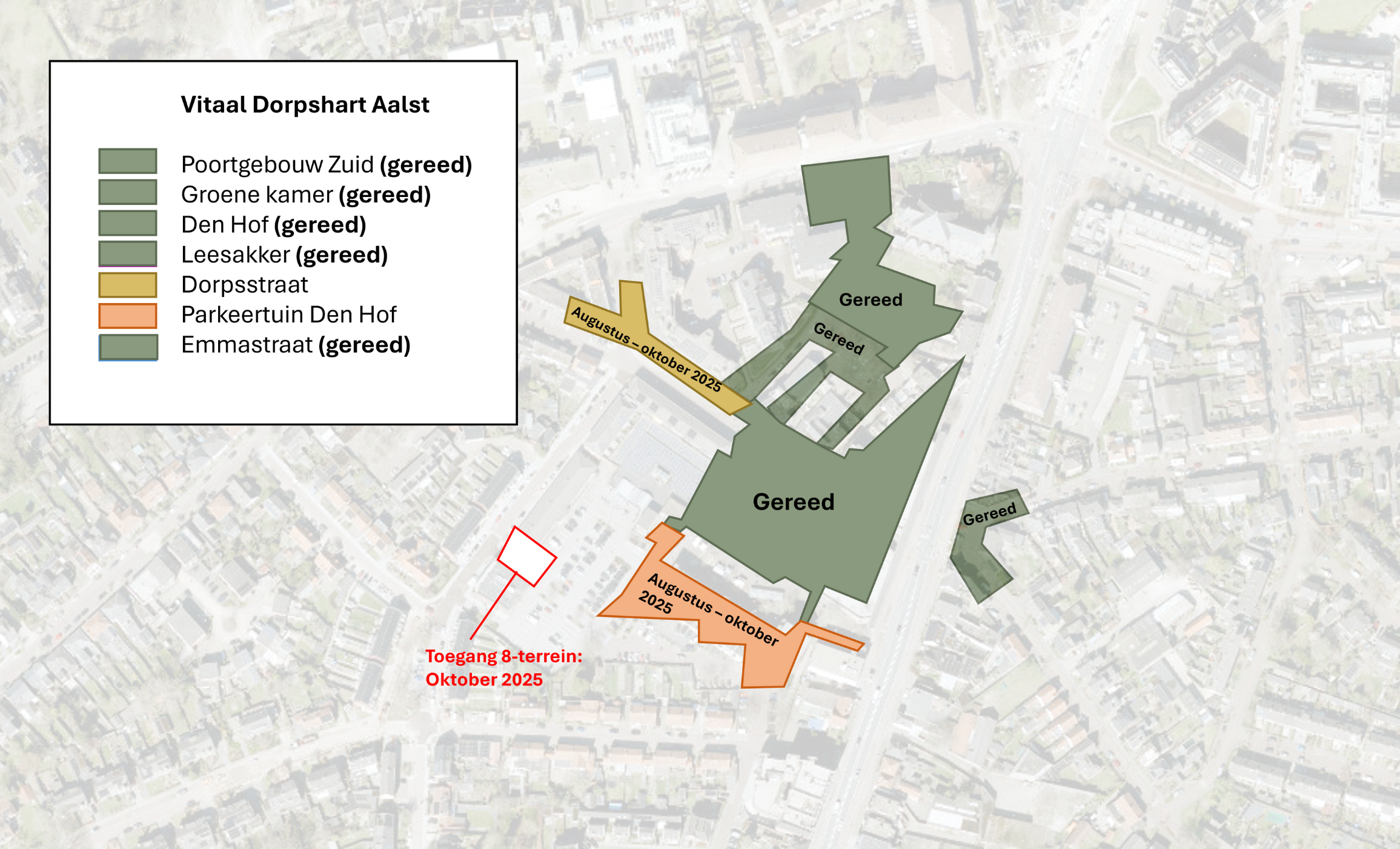 Globale planning Vitaal Dorpshart Aalst